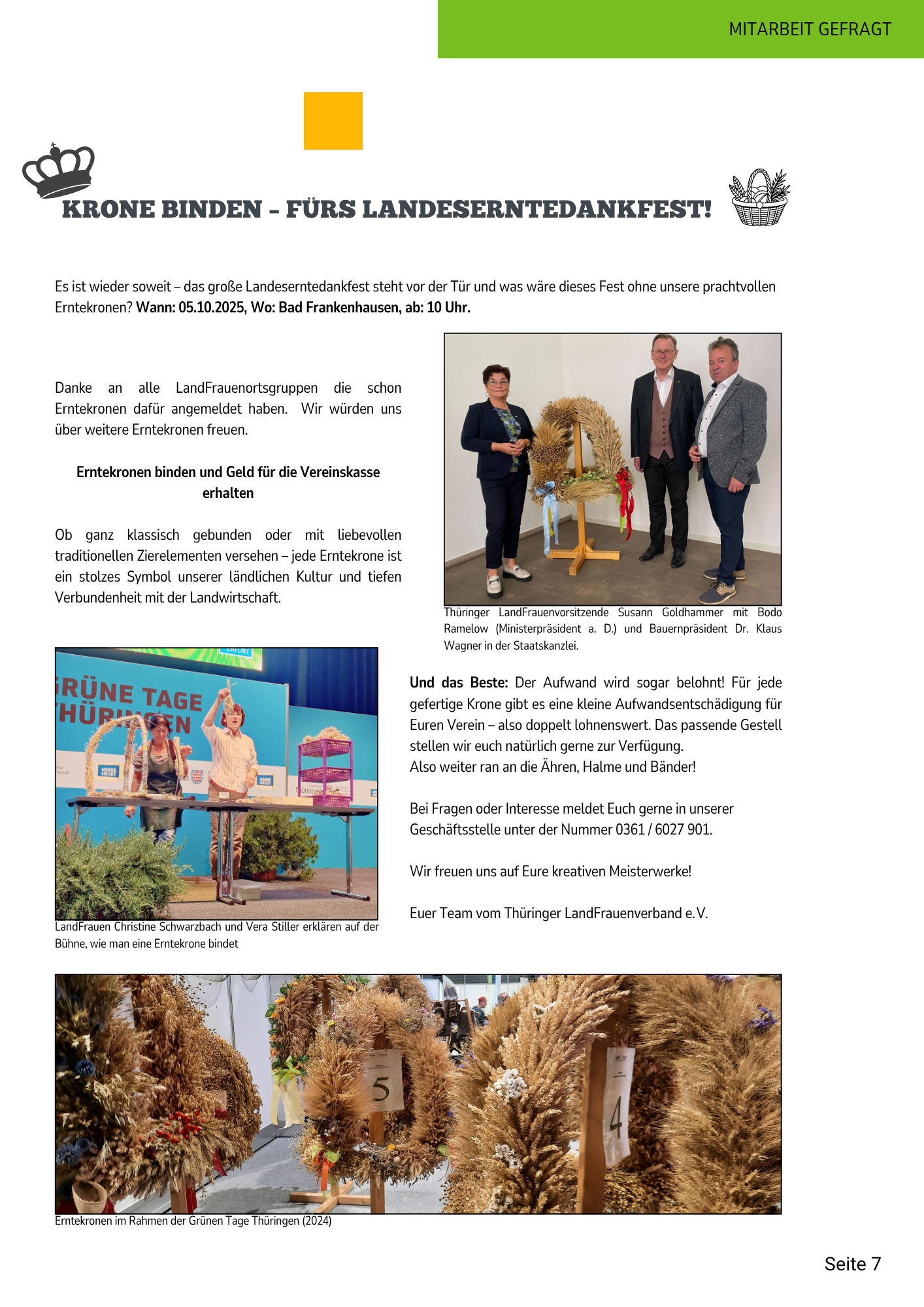 LandFraueninfo 2_25 Erntekronen